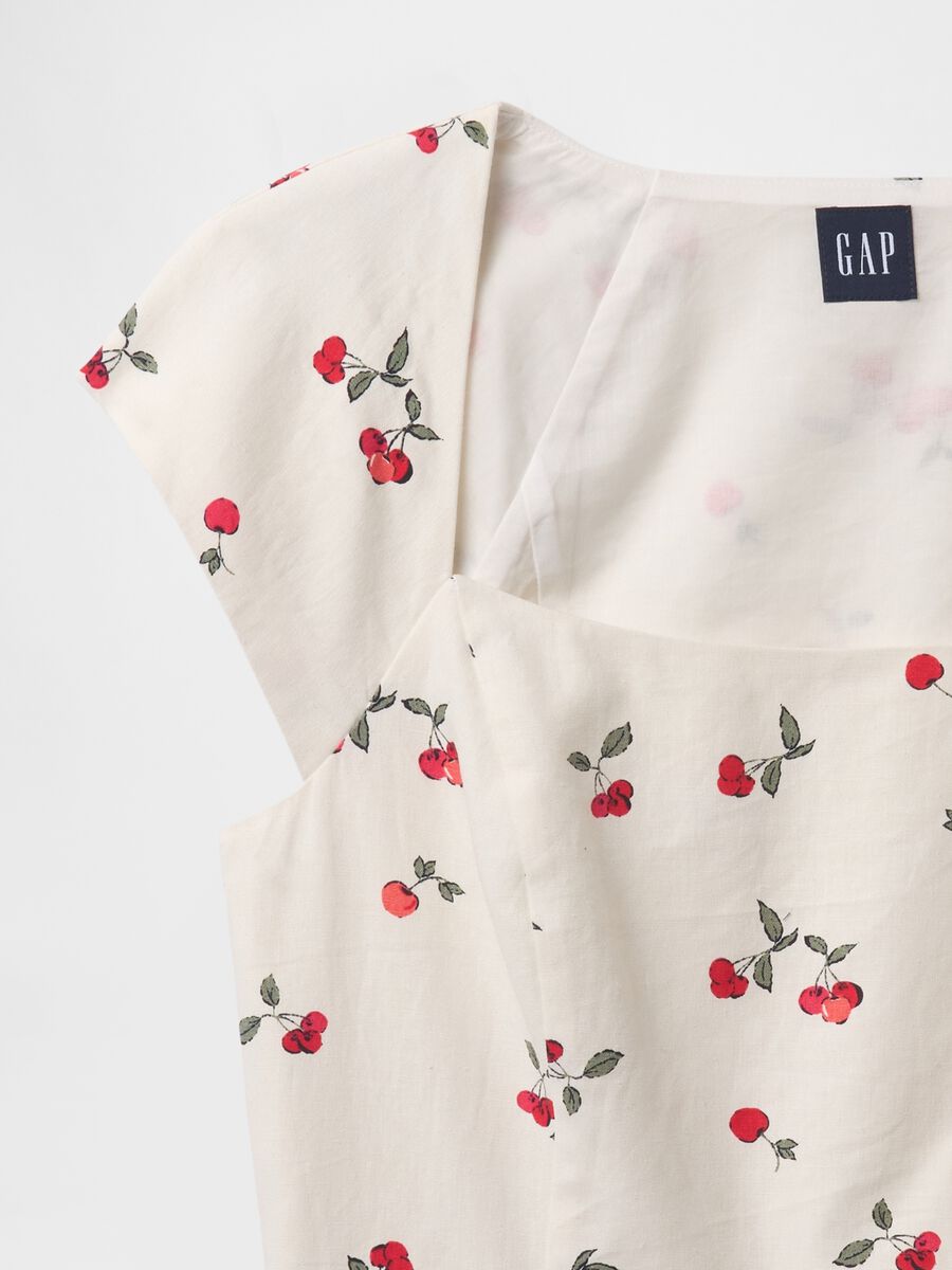 Blusa corta a fiori Gap_4