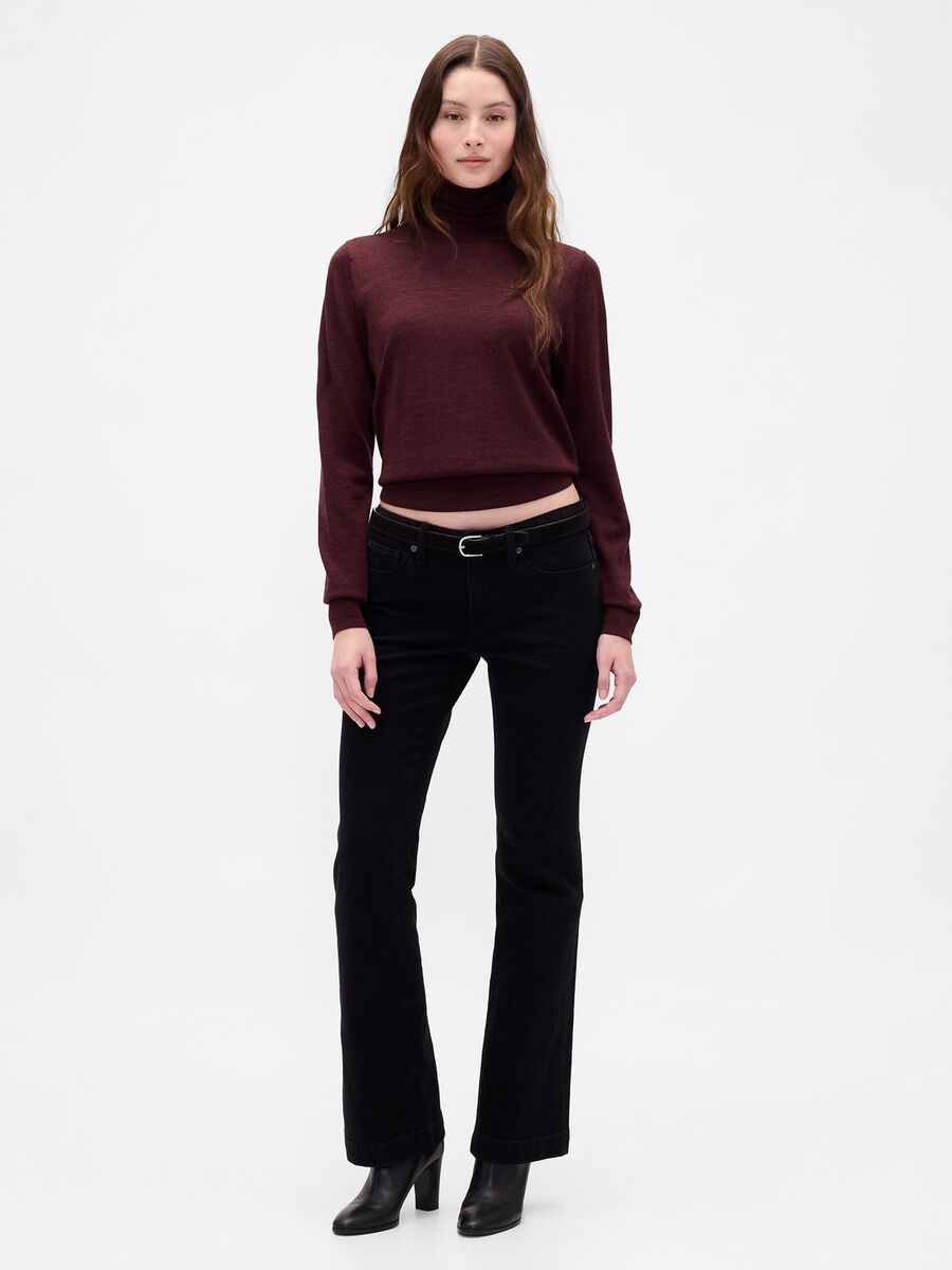 Red wool turtleneck jumper_1