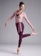 Pink stretch-cotton cardigan with deep V-neck_0