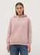 Pink hooded sweatshirt in pure cotton with Lilo & Stitch print_0