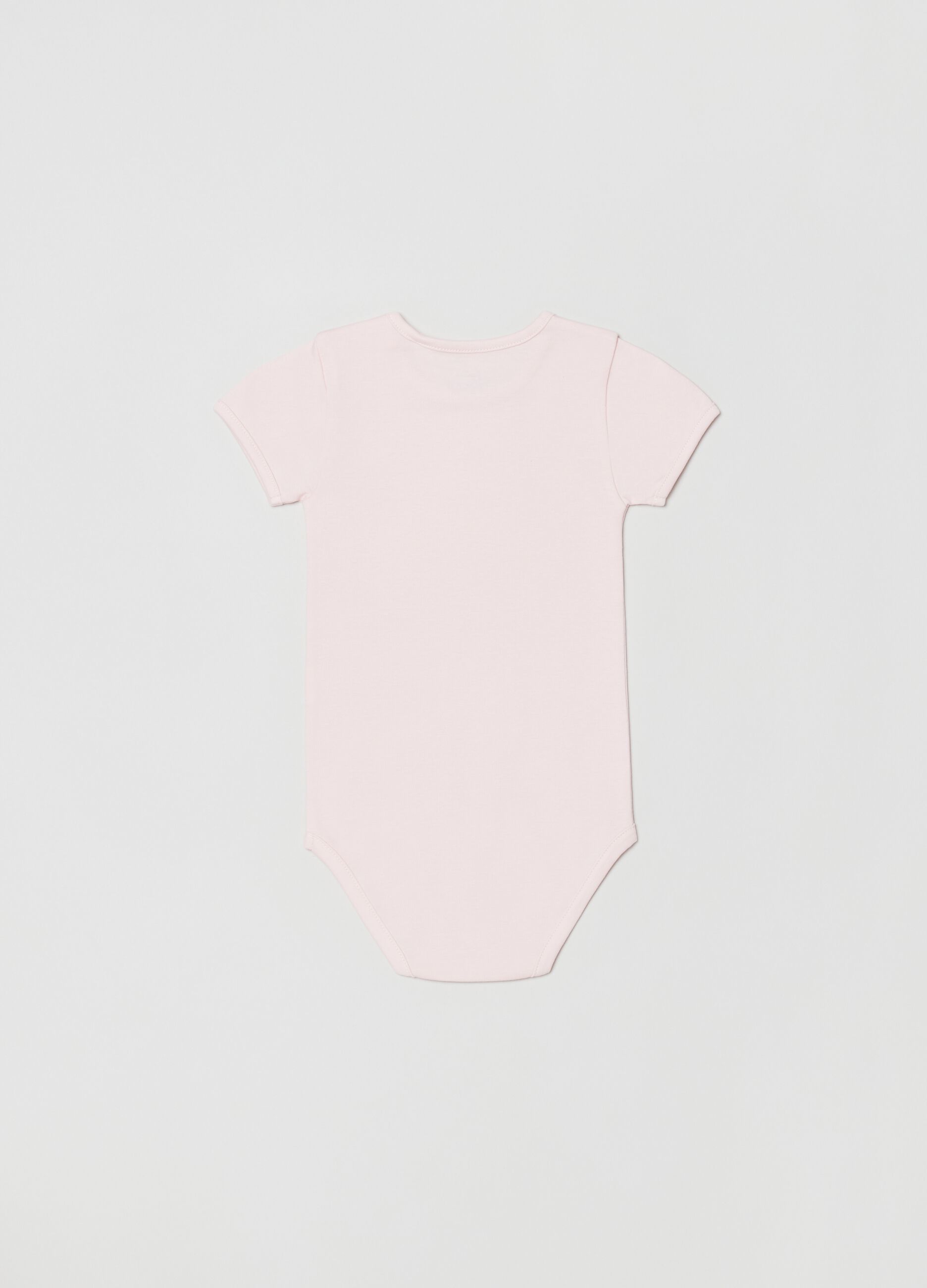 Tripack body in cotone con stampa 