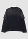 Double Longsleeve Sunfaded Black_0