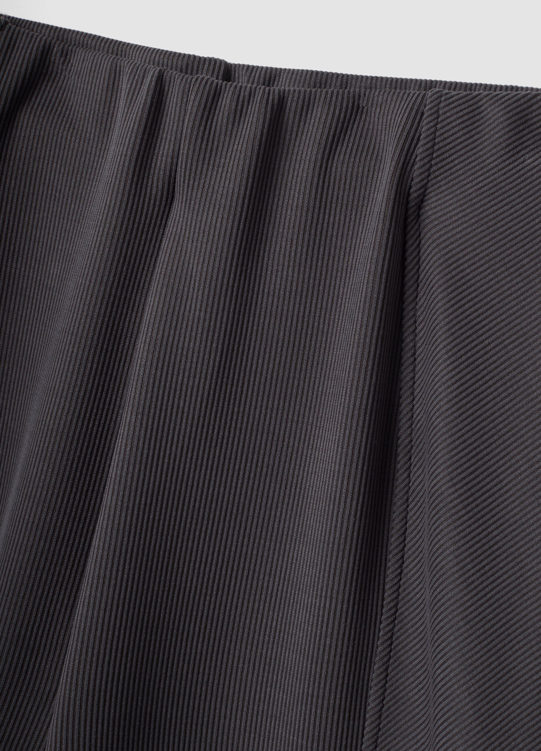 Grey wide-leg stretch modal trousers ALTAVIA STUDIO