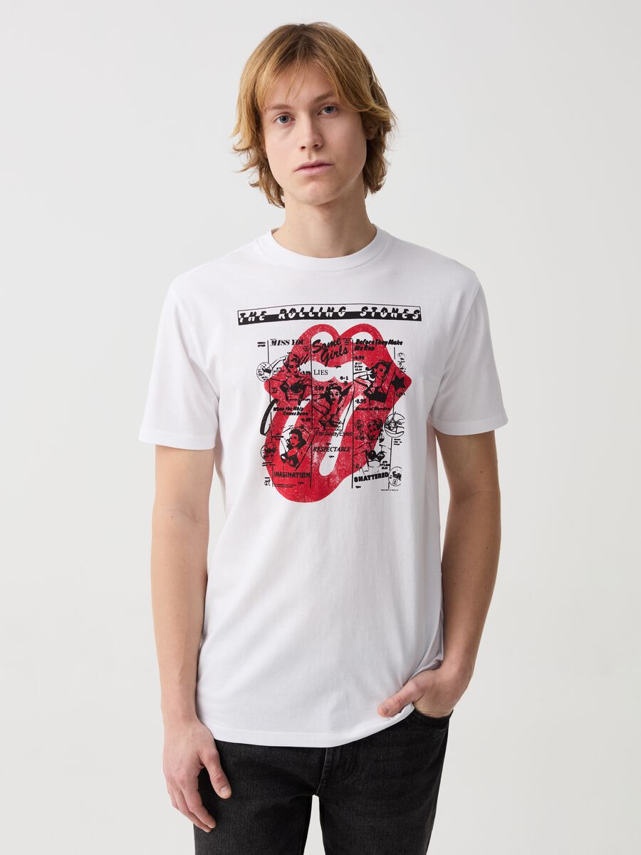 T-shirt with Rolling Stones print_0