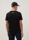 Black regular fit pure cotton T-shirt with Ducati print_3