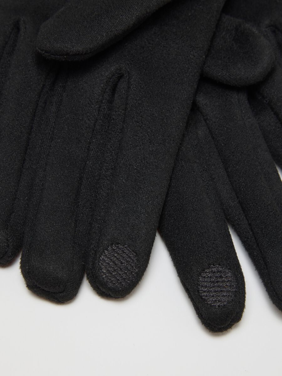 Black fabric gloves_2
