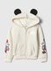 Full-zip sweatshirt with Minnie and Mickey Mouse print and hood_0