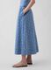 Pure cotton midi skirt with floral pattern_2