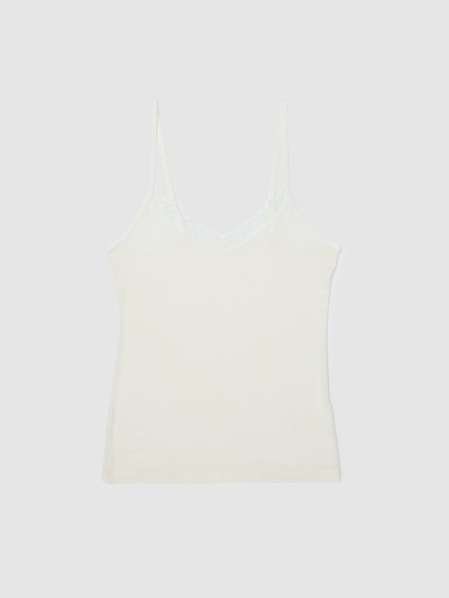 Canottiera bianca regular fit_4