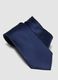 Blue pure silk tie, 8 cm wide_2
