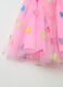 Tulle skirt with multicoloured hearts embroidery_3