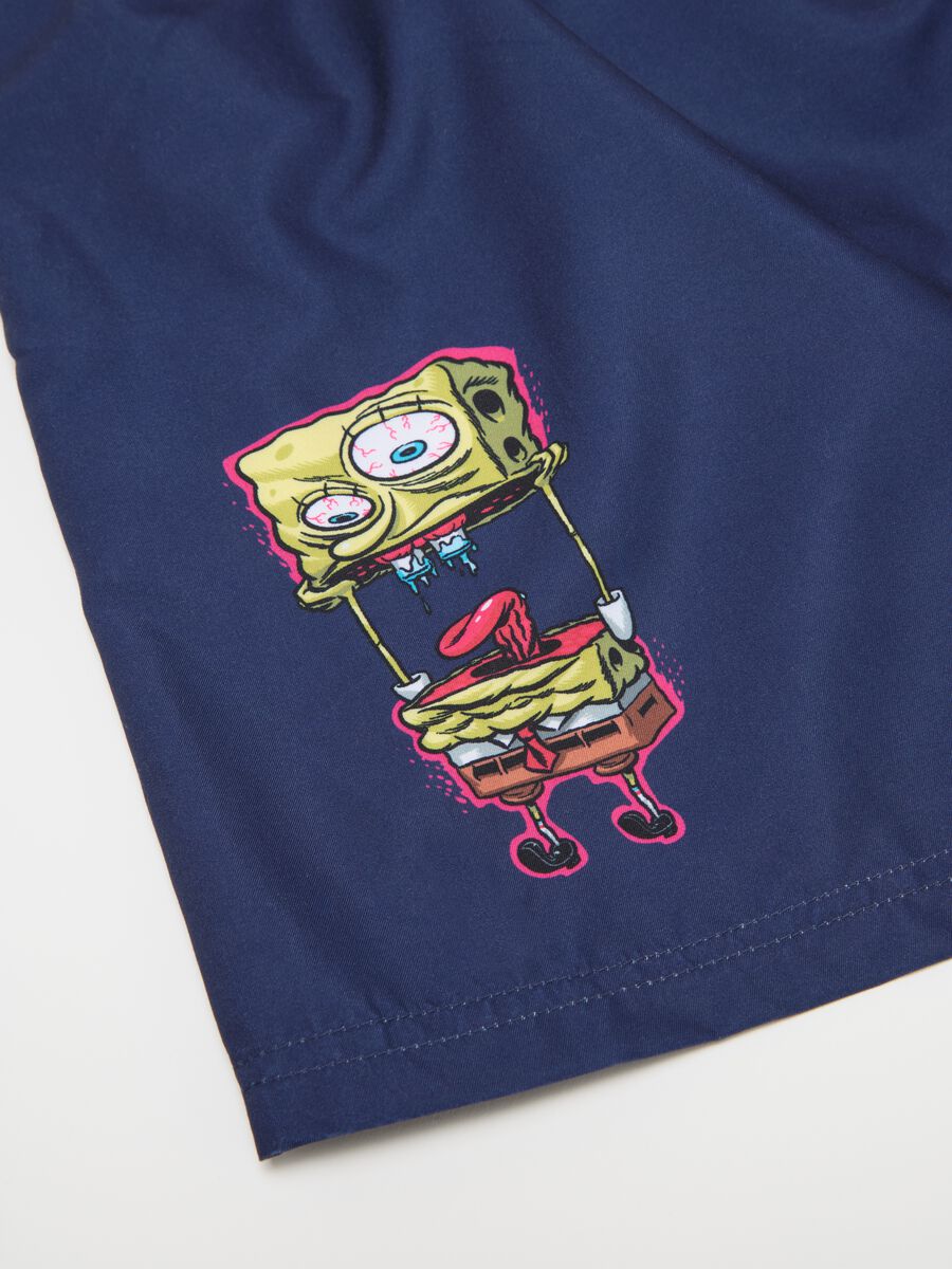 Blue Children's Swimwear with SpongeBob_1