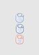 Tripack Multicolour Cotton Bibs for Babies_0