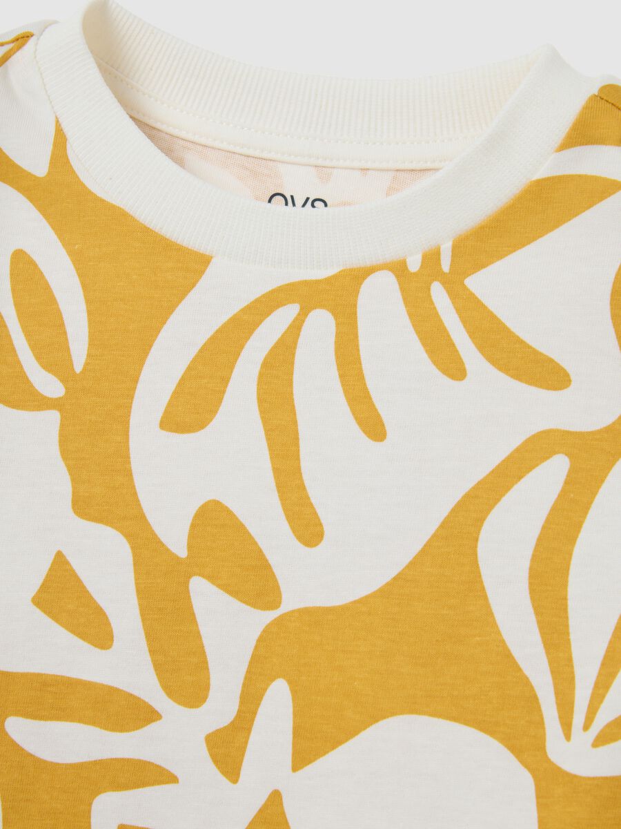 T-shirt da bambino in puro cotone multicolor regular fit con stampa_2