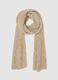 Beige Wool Blend Scarf_0