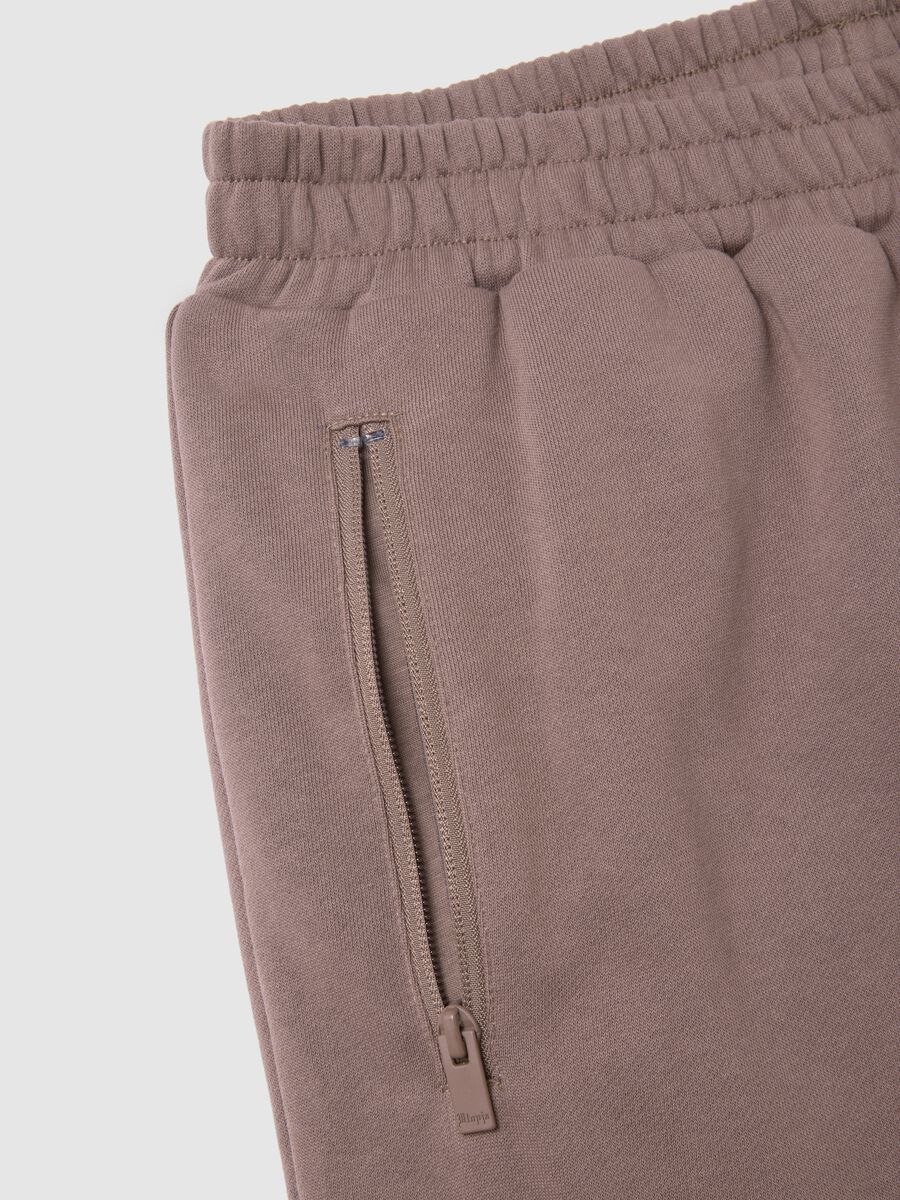 Teddy Cargo Sweatpants Mocha_7