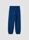 Blue organic cotton jogger trousers_0