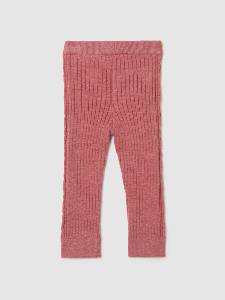 Leggings bimba rosa regular fit_1