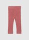 Regular Fit Pink Toddler Leggings_1