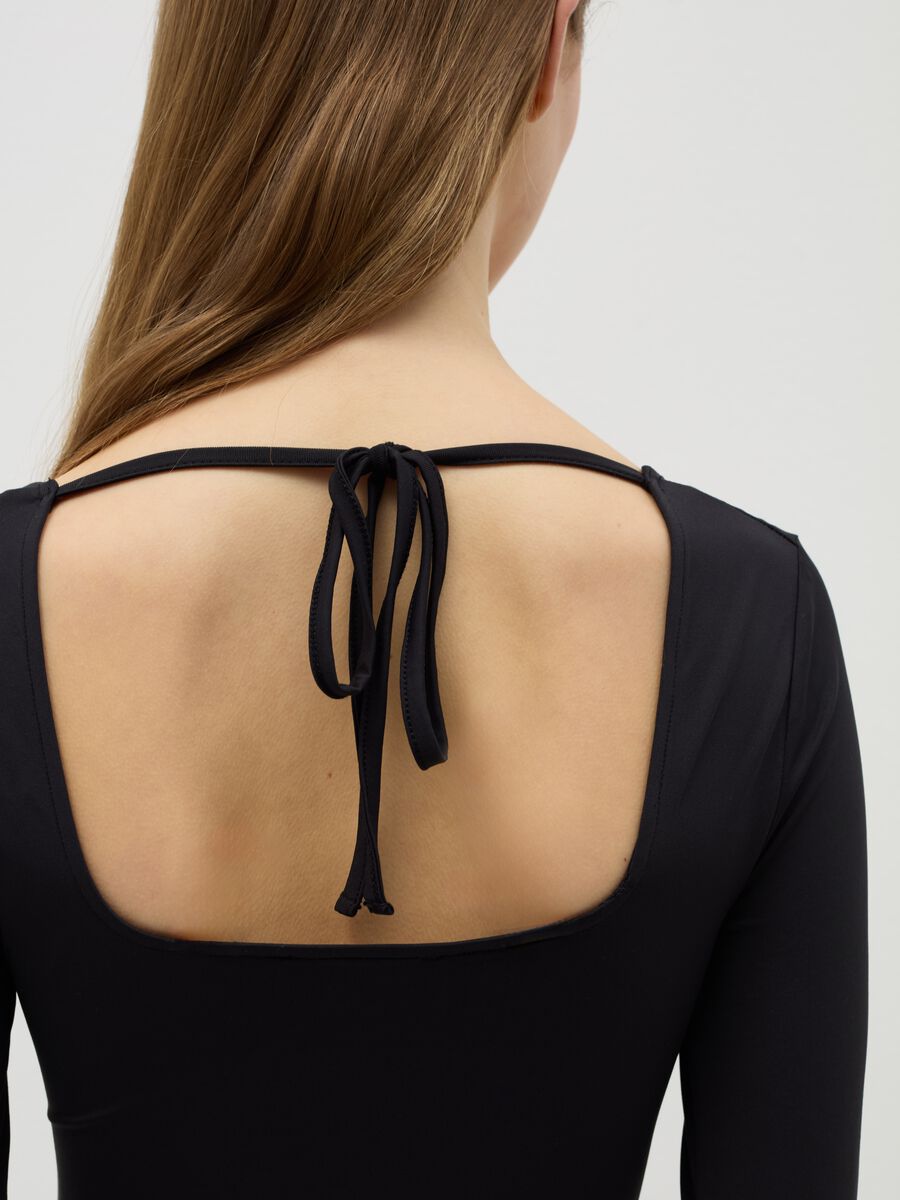 Long-sleeved bodysuit with square neckline_3