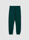 Boy's green cotton jogger pants_3