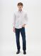 Blue slim fit denim trousers_0