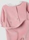 Tutina rosa in misto cotone organico con colletto volant_3