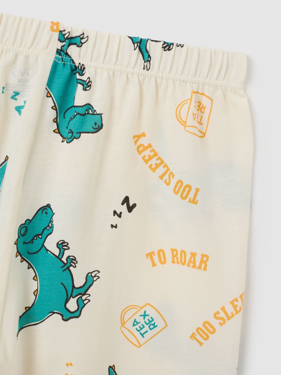Children's pyjama in pure multicolour cotton regular fit_2