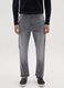 Grey Slim Fit Cotton Denim Jeans_1