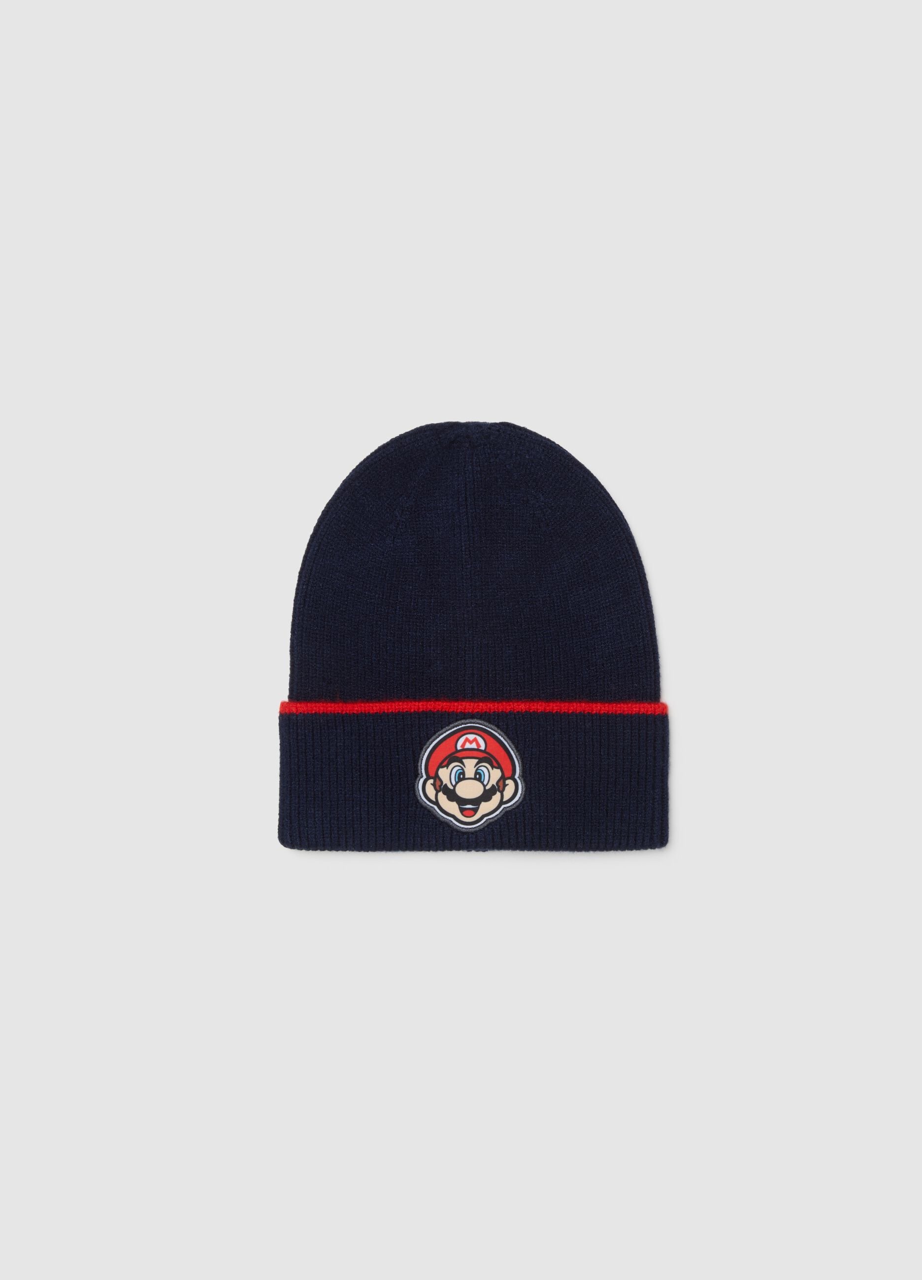 Children's multicolor hat with print