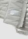 Grey Ultralight Padded Hooded Zip Jacket for Girls_6
