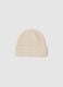 Beige pure cashmere hat_0