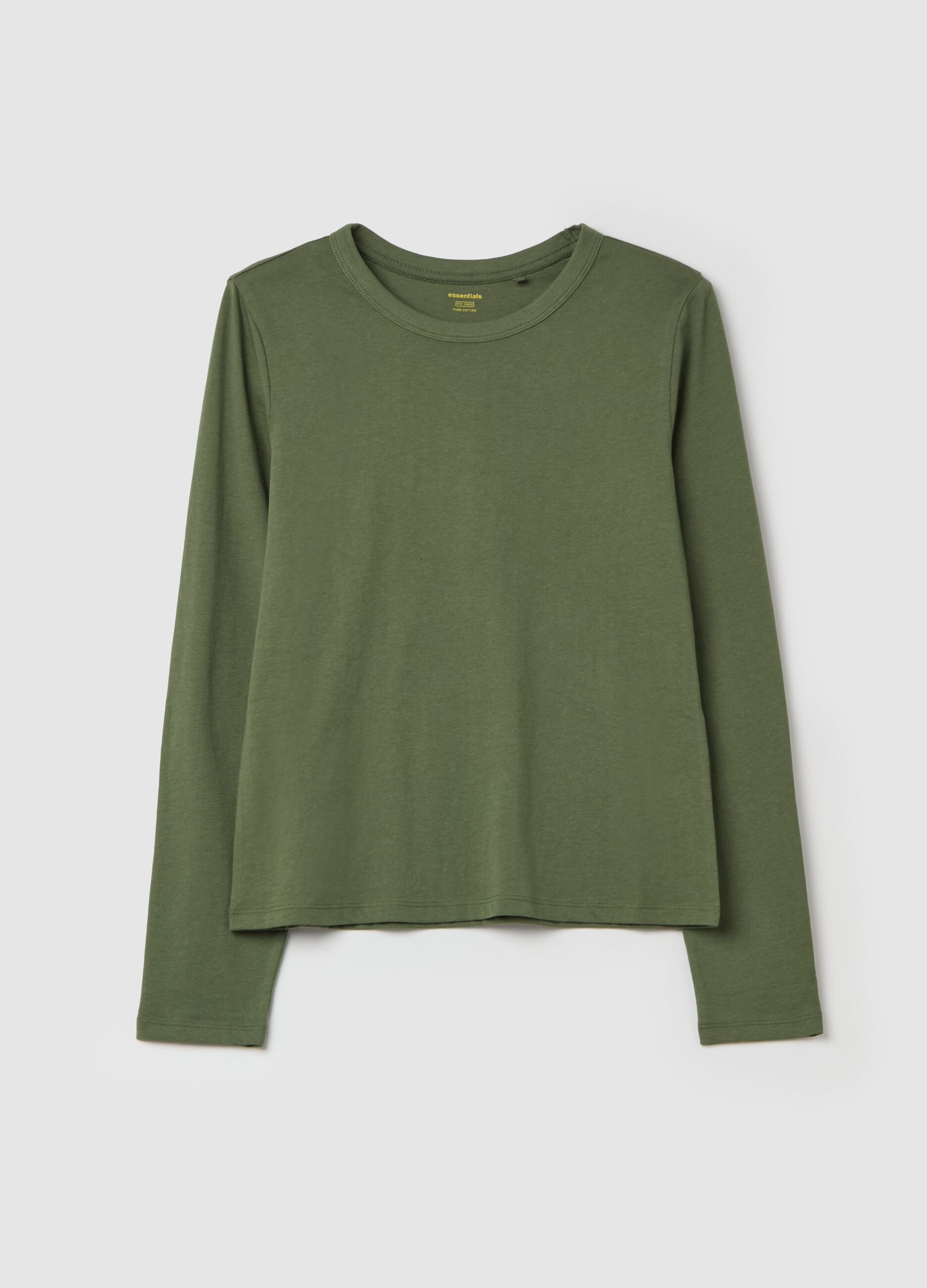 T-shirt Essential a maniche lunghe in cotone
