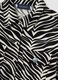 Multicolour shirt with zebra pattern in pure cotton regular fit_1