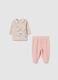 Multicolour cotton blend baby girl set_0