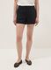 Black pure cotton shorts_1