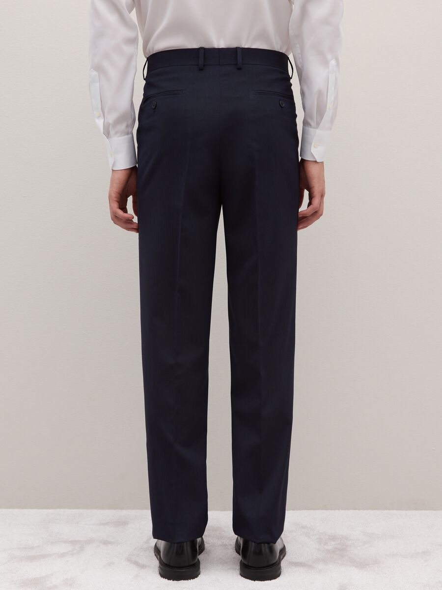 Regular fit blue trousers_2