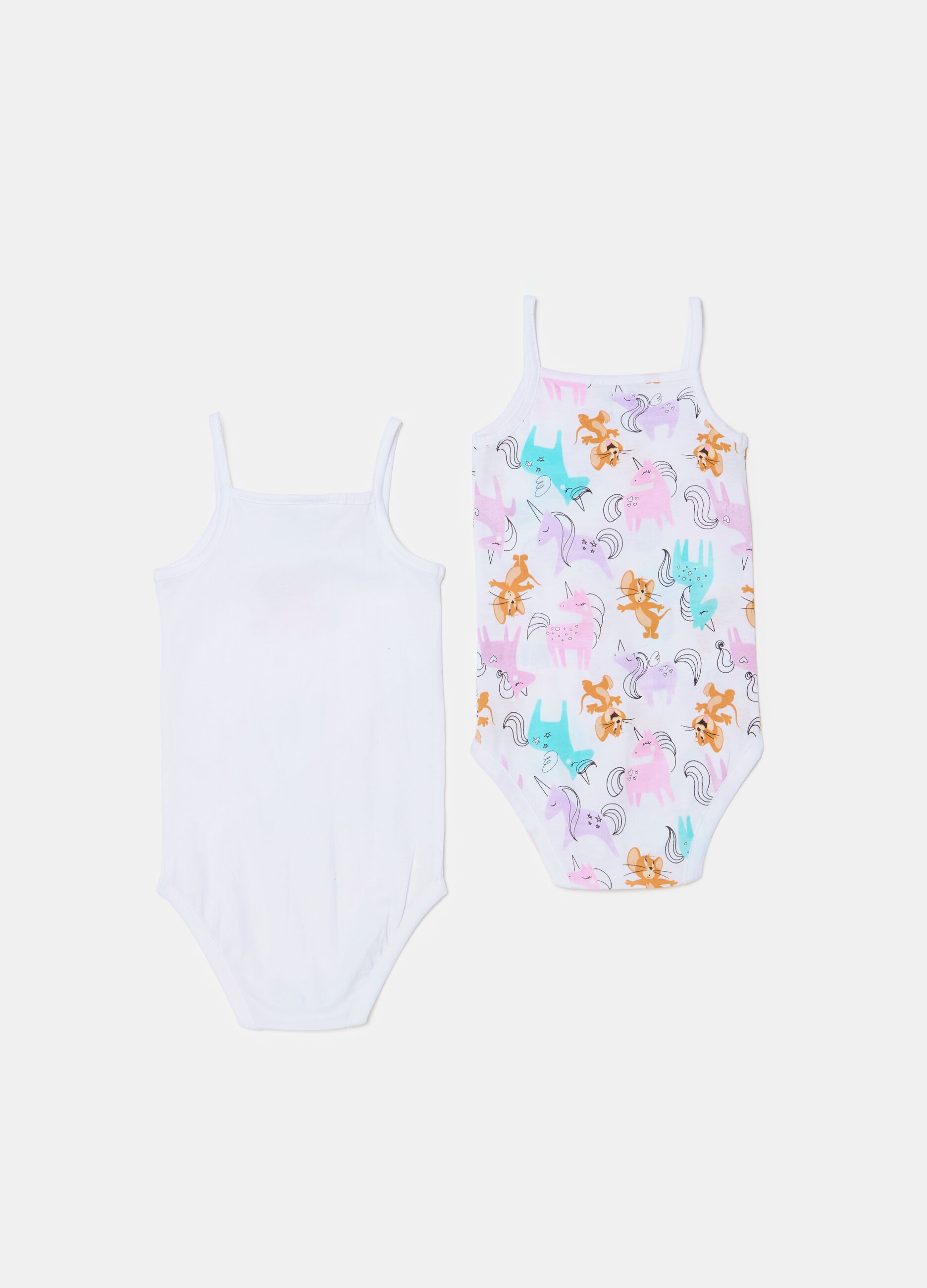 Two-pack Tom & Jerry bodysuit in organic cotton
