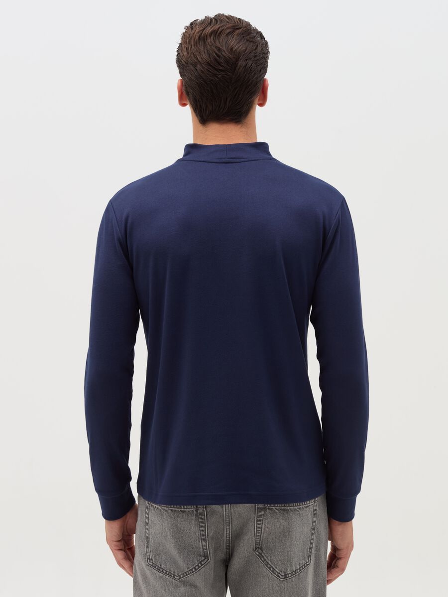 Felpa in pile mock neck_2