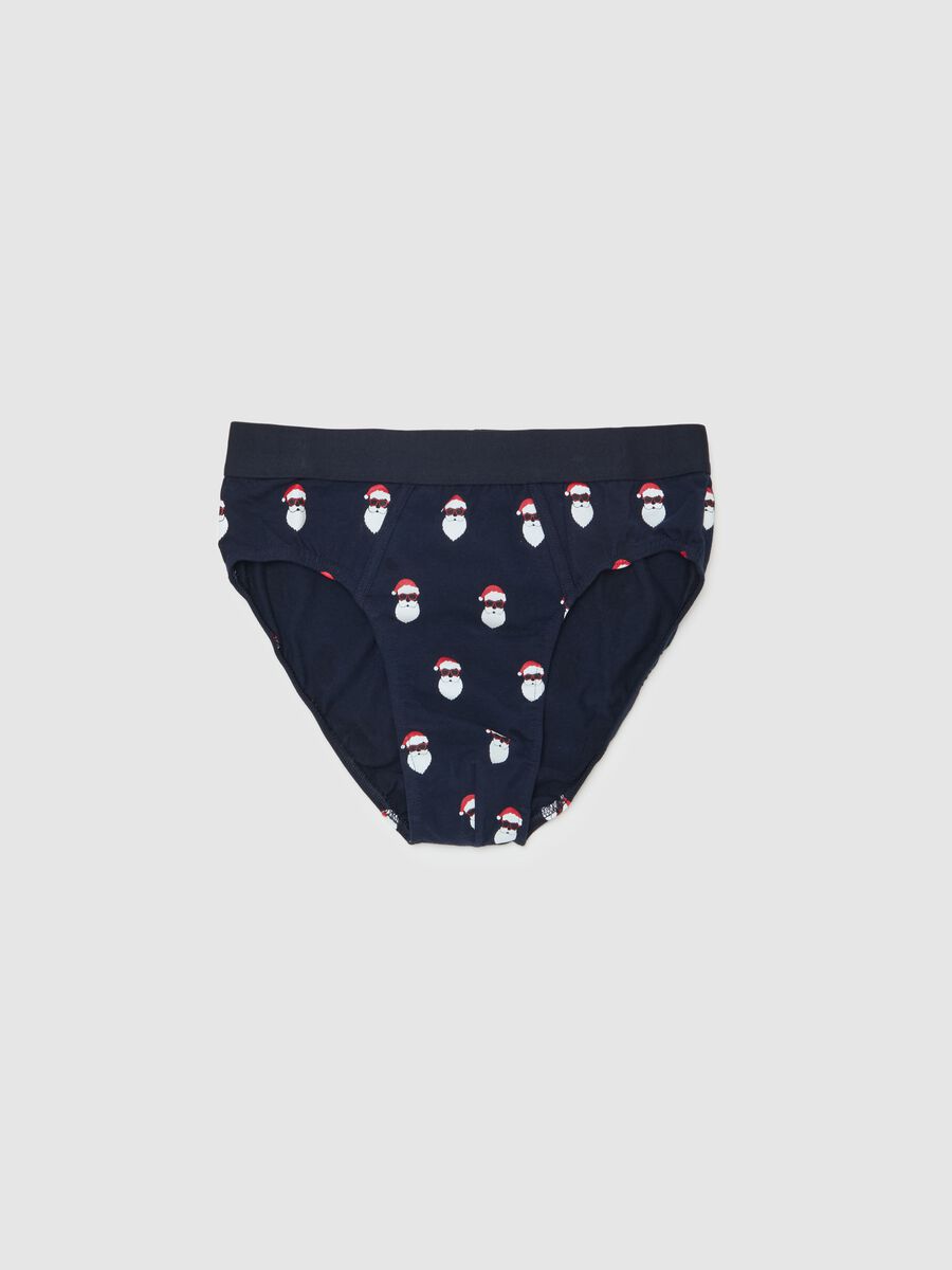 Stretch organic cotton briefs with all-over print_4