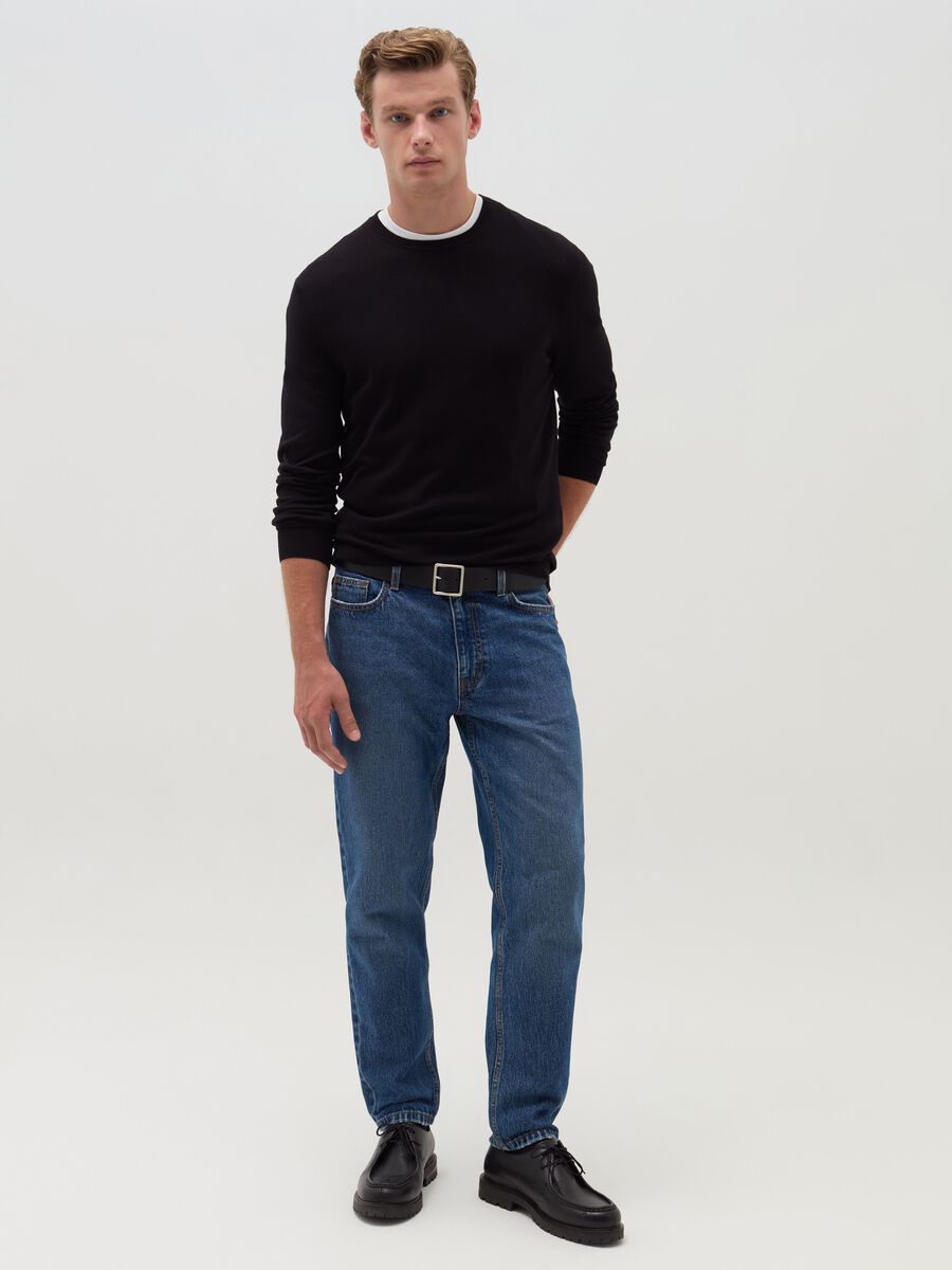 Jeans relaxed fit cinque tasche_0