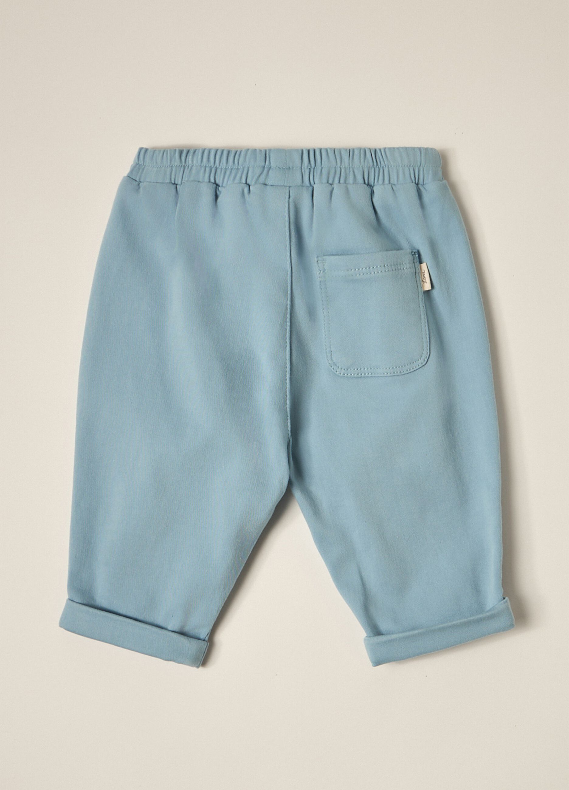 IANA newborn boy jogger in cotton blend