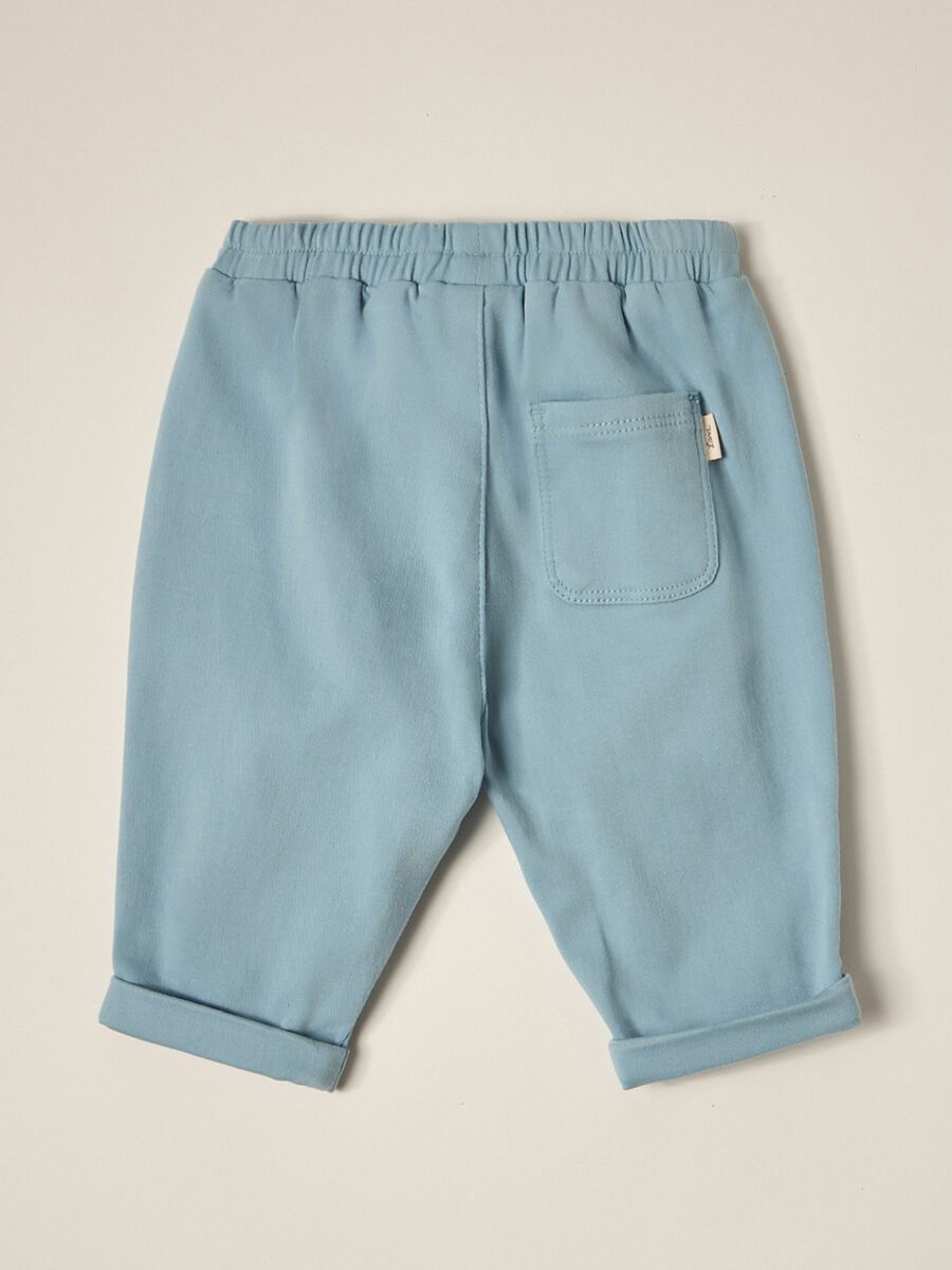IANA newborn boy jogger in cotton blend_1