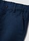 Children's regular fit blue linen-cotton blend chino trousers_2
