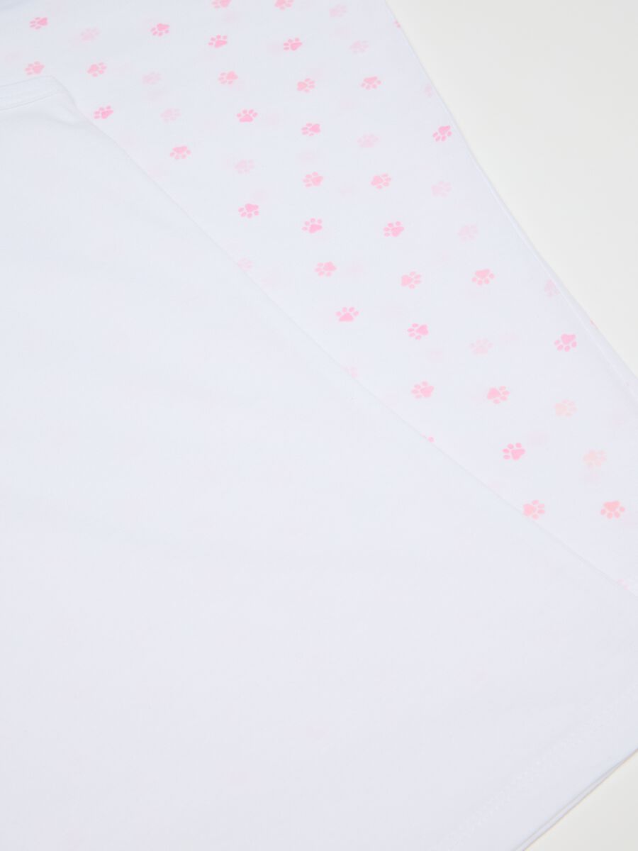Pack of girls' multicolour cotton vests_2