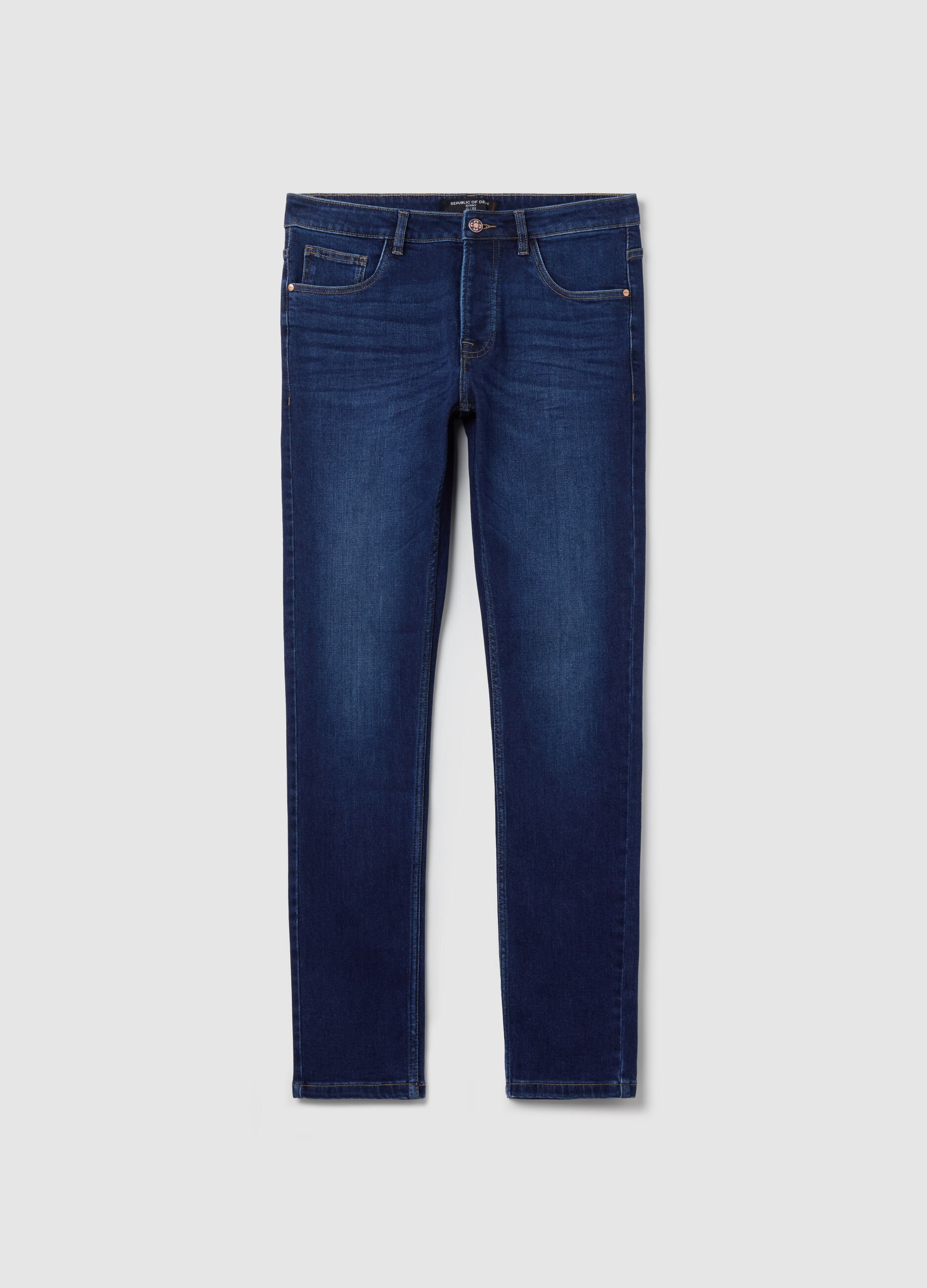 Skinny-fit jeans with five pockets