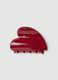 Glossy red hair claw clip_0