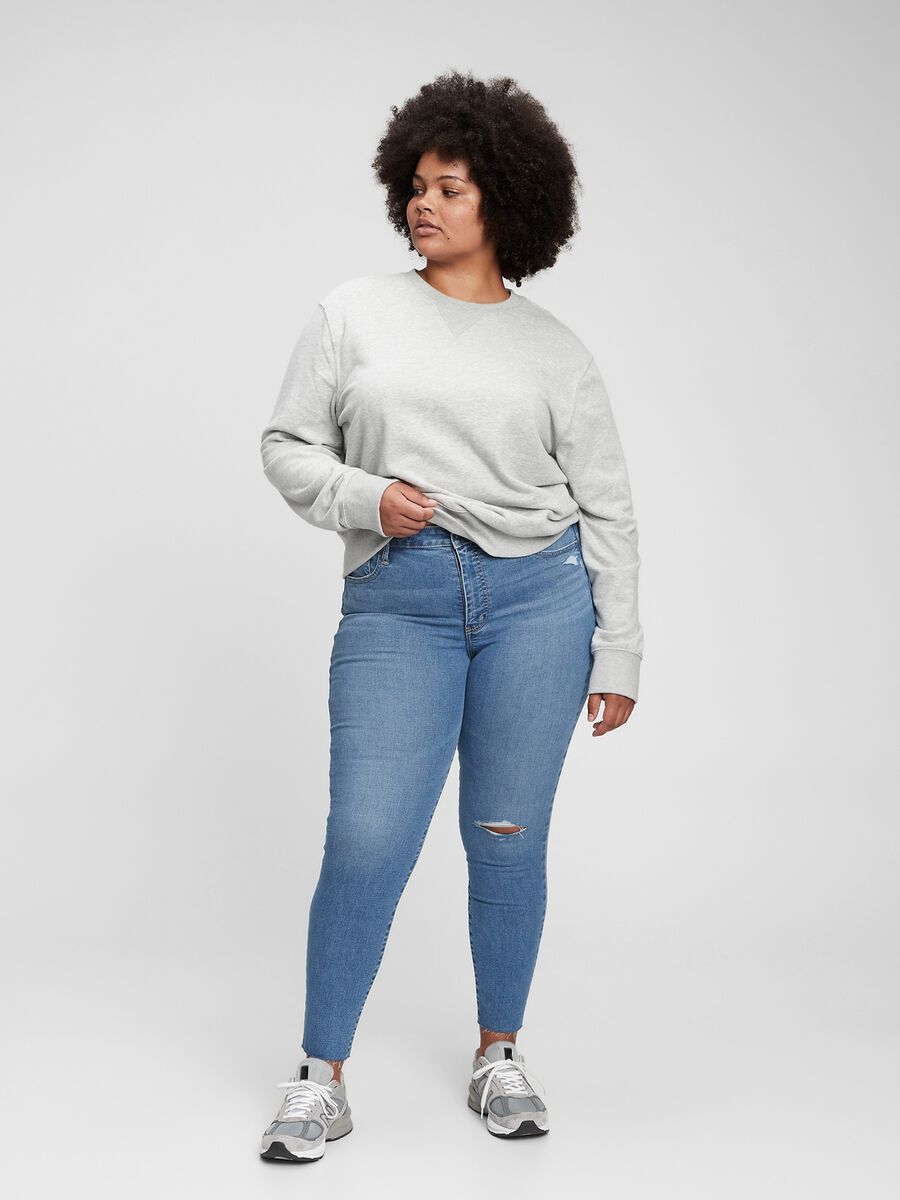 Jeggings a vita alta con strappi_2