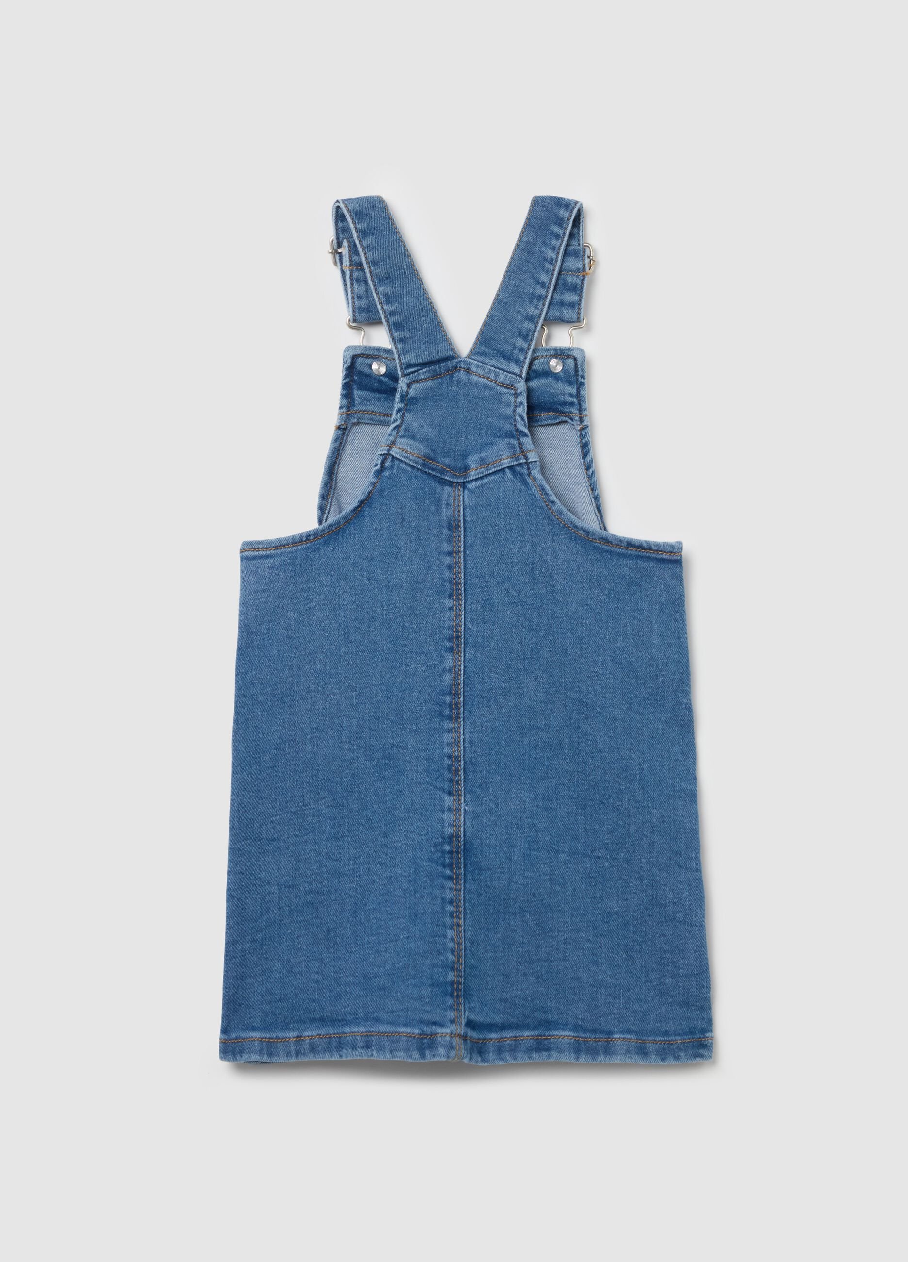 Denim pinafore