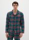 Multicolour pure cotton regular fit check pyjamas_1